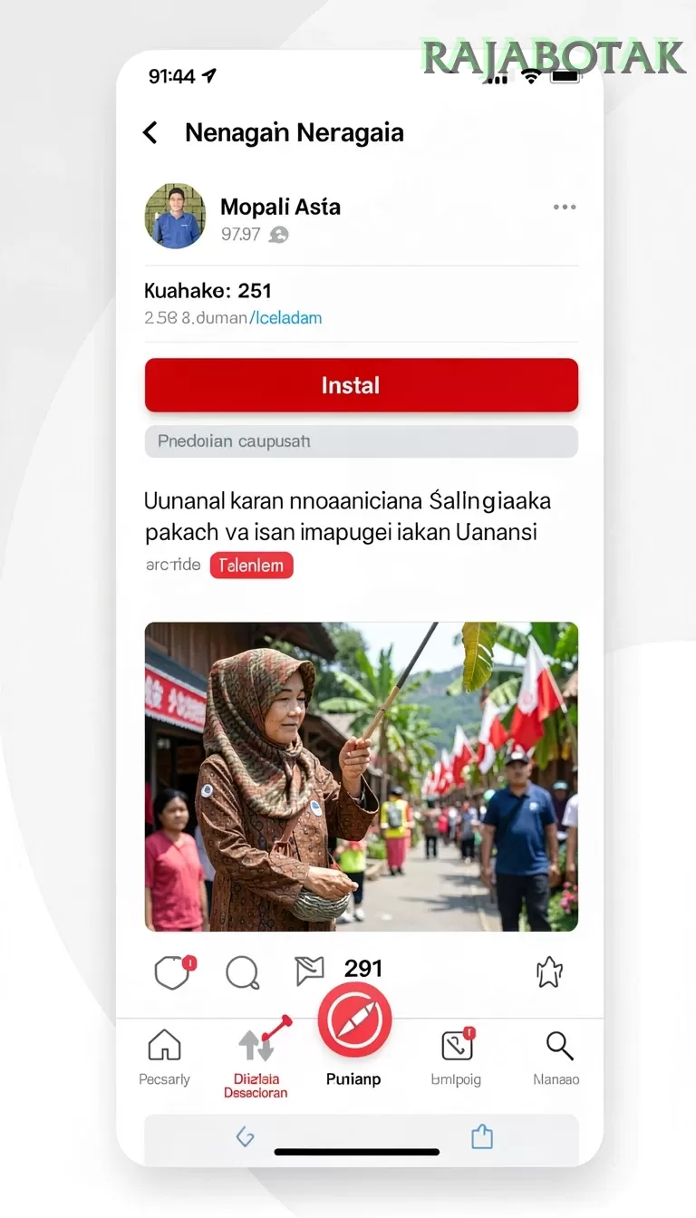 Cuplikan layar MUTASTOTO — pengaturan akun